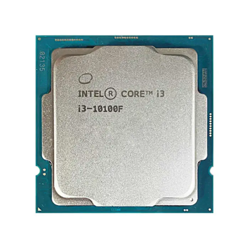 INTEL i3-10100F 4 Core, 3.60Ghz, 6Mb, 65W,  LGA1200,10.Nesil, Tray, (Dahili Grafik YOK, Fan YOK)