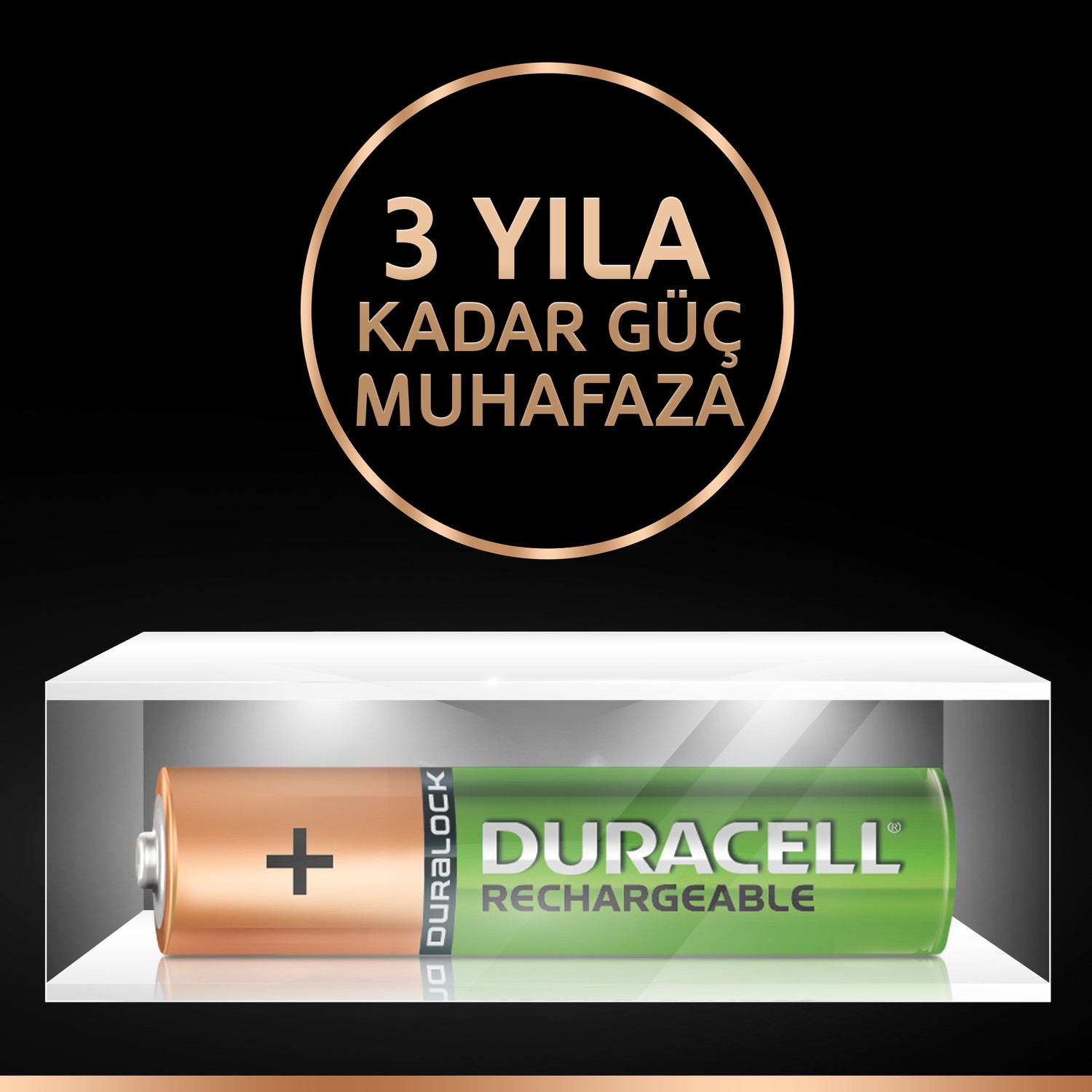 Duracell Şarj Edilebilir AAA 750mAh Piller 2’li Paket