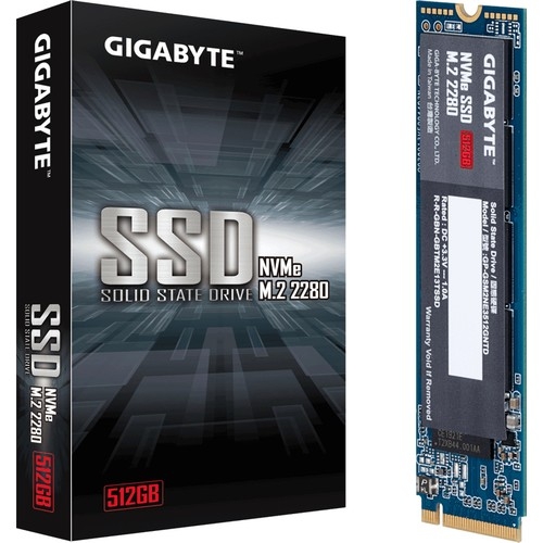 Gigabyte 512GB 1700-1550MB/s NVM-e M.2 SSD (GP-GSM2NE3512GNTD)