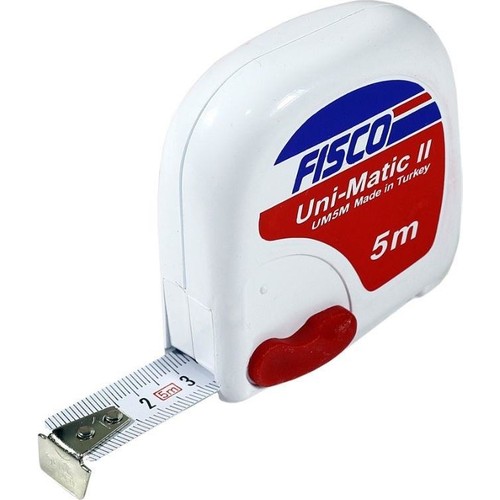 Fisco Uni Matic II 5 metre - Çelik Şerit Metre