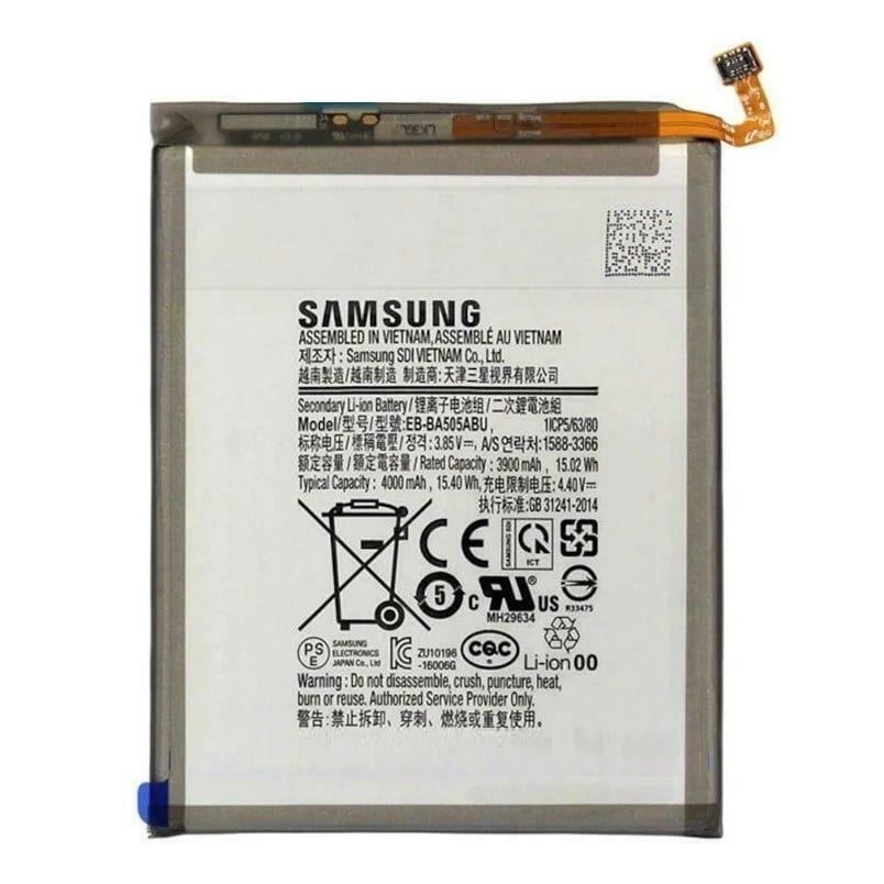 A20/A30/A50 Samsung Batarya 4000 mAh Pil EB-BA205ABN