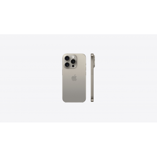 Apple iPhone 15 Pro, 256Gb, Natural Titanium,  8Gb Ram, 6 Çekirdek, 6,1inc Ekran, 12Mpix Ön 48Mpix Arka Kamera, Türkiye Garantili
