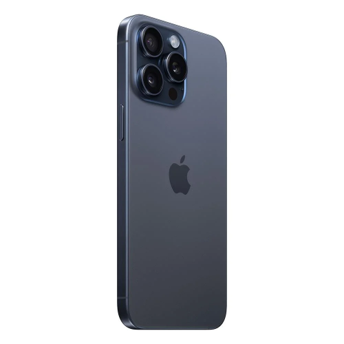 Apple iPhone 15 Pro Max, 256Gb, Blue Titanium,  8Gb Ram, 6 Çekirdek, 6,7inc Ekran, 12Mpix Ön 48Mpix Arka Kamera, Türkiye Garantili