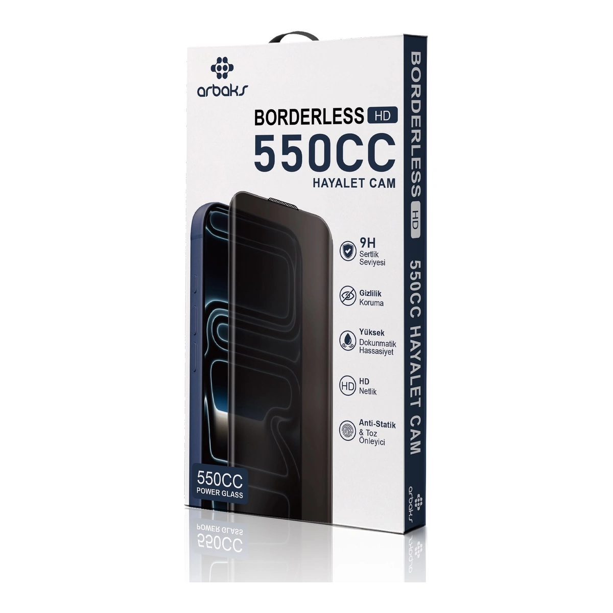 IP 17 PRO MAX – iPhone 550PR 550CC Hayalet Cam Ekran Koruyucu