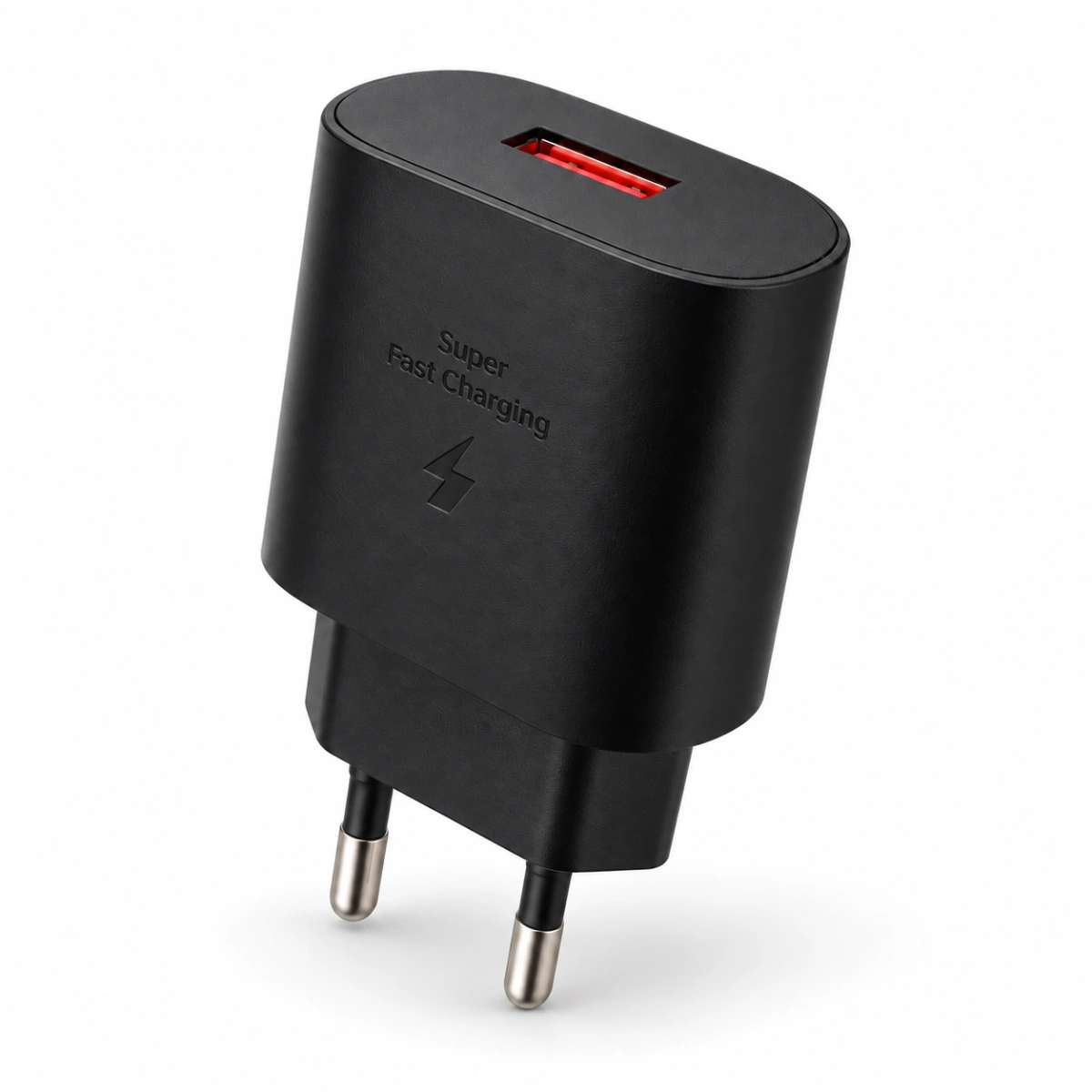 QC 3.0 Tek USB-A Hızlı Şarj Başlığı Siyah
