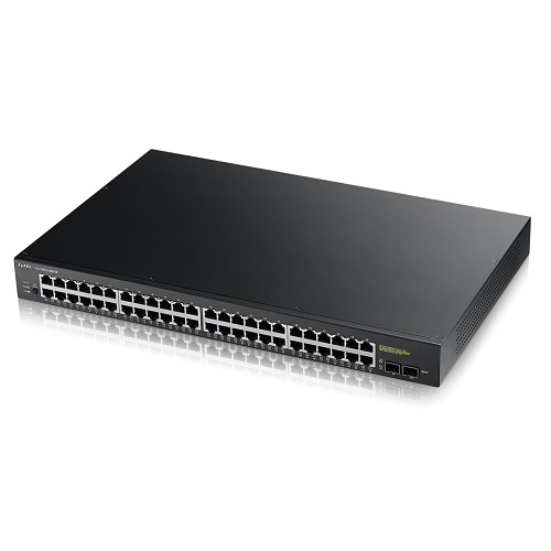 ZyXEL 48port 170w 24port PoE GS1900-48HP GIGABIT 2X SFP Yönetilebilir Switch RackMount
