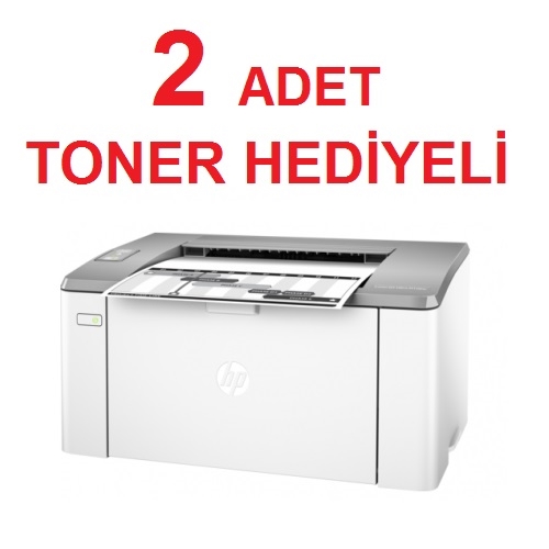 HP A4 Mono M106w G3Q39A Laser Yazıcı 22sayfa 20.000sayfa USB 2.0,Kablosuz 6900sayfa toner (CF233A)