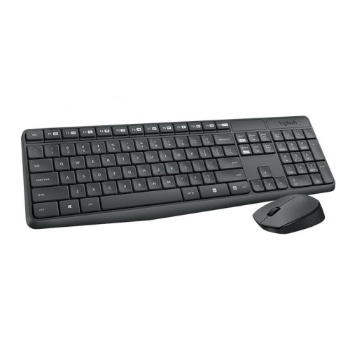 LOGITECH MK235 Kablosuz Q Trk Siyah Multimedya Klavye - Mouse Set 920-007925