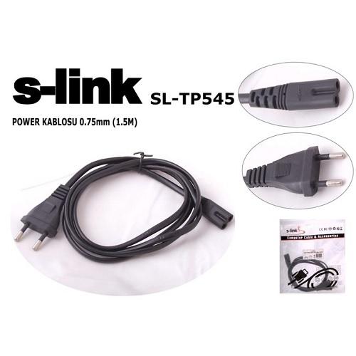 S-LINK SL-TP545 0.75mm 1.5metre Notebook Power Kablosu
