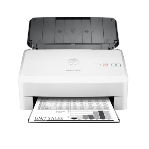 HP A4 L2753A Scanjet Pro 3000 s3 35ppm 50sayfa kapasiteli 48bit 600dpi Dublex Döküman Tarayıcı 3500sayfa USB 2.0