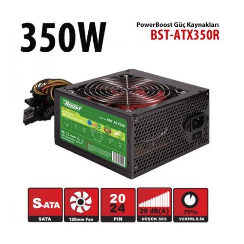 PowerBOOST 350W BST-ATX350R Power Supply