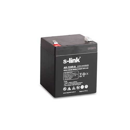 S-LINK 12v 4.5amper AK-1245-A Kuru Tip Akü