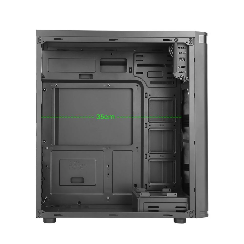FRISBY FC-2910B, USB 2.0 Mid Tower Black 300W Kurumsal KASA