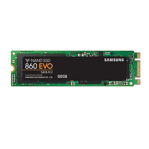 SAMSUNG 500GB 860 EVO MZ-N6E500BW 550- 520MB/s M2 SATA-3 Disk