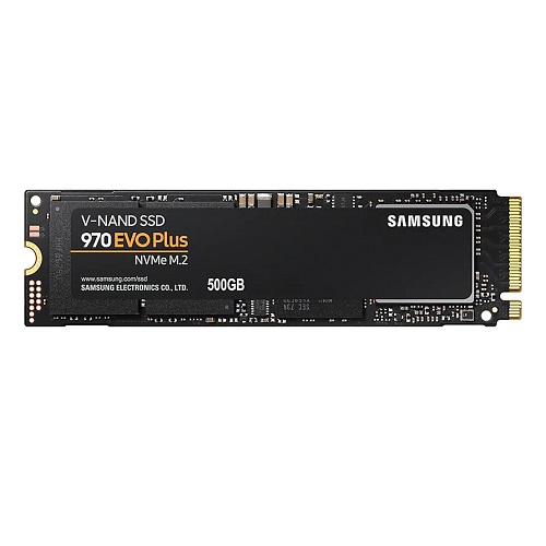 SAMSUNG 500GB 970 EVO PLUS MZ-V7S500BW 3500- 3200MB/s M2 PCIe NVMe Gen3 Disk
