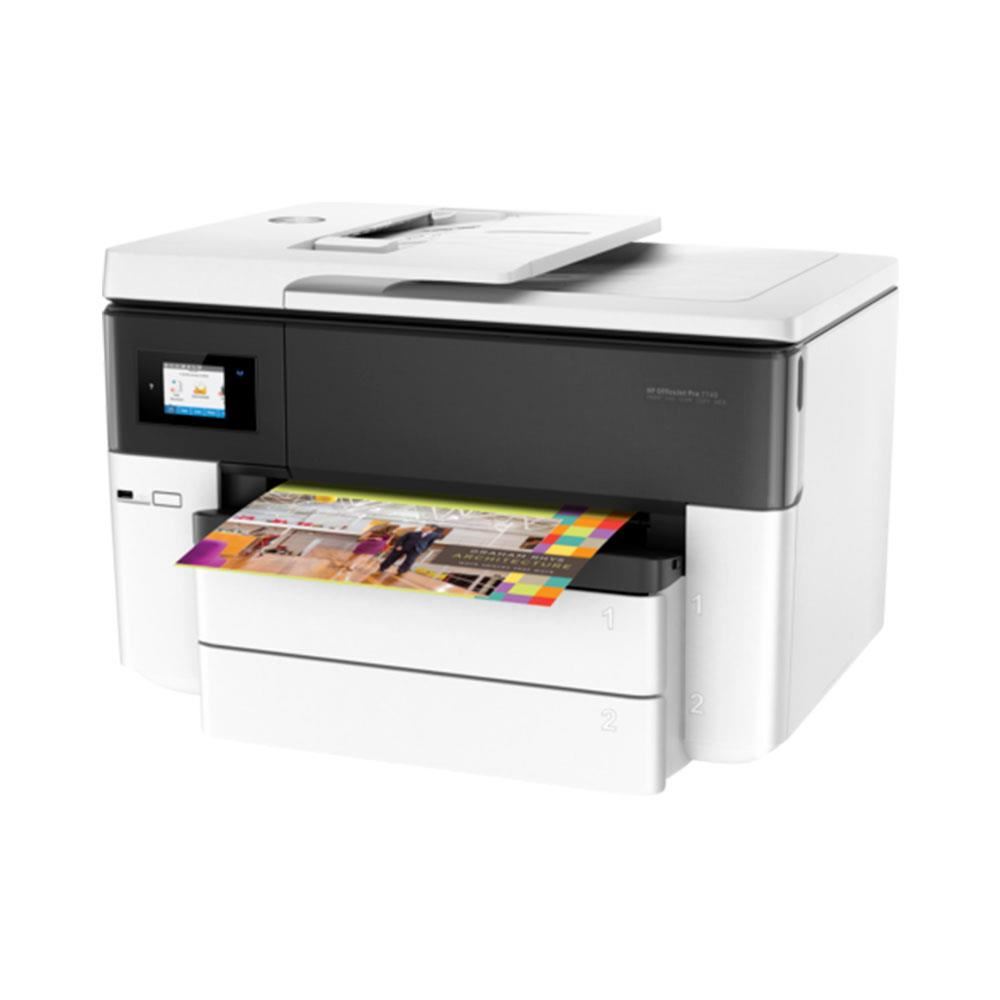 HP A3/A4 Renkli 7740 G5J38A OfficeJet Pro Yazıcı Tarayıcı Fotokopi 30/26sayfa USB 2.0,Kablosuz