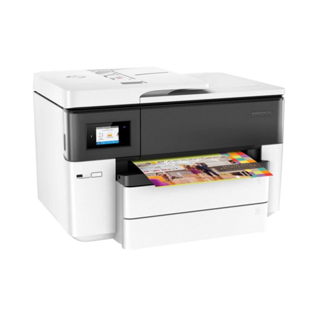 HP A3/A4 Renkli 7740 G5J38A OfficeJet Pro Yazıcı Tarayıcı Fotokopi 30/26sayfa USB 2.0,Kablosuz