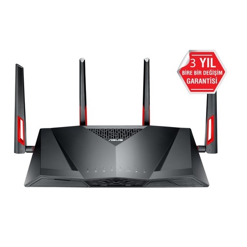 ASUS DSL-AC88U 3167mbps AC3100 Dual Band VDSL Fiber Modem Router