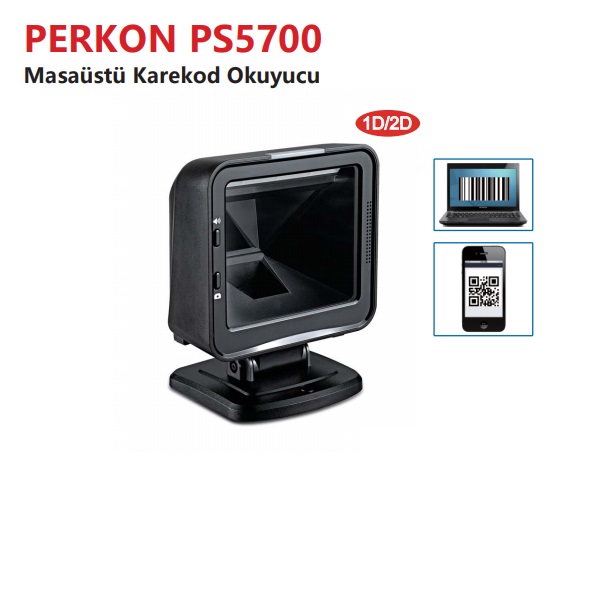 PERKON (TIGER) MS 2D Imager PS5700 USB Masaüstü Karekod Okuyucu