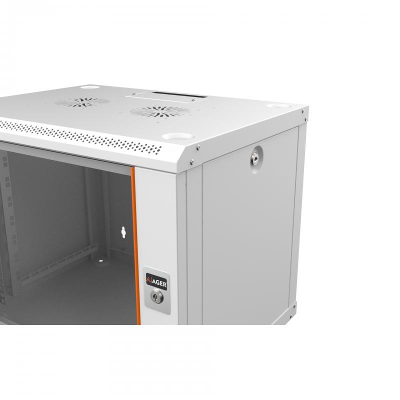 AGER 12U 600x450mm Duvar Tipi Beyaz Kabinet Agena AG-AN012U6045B1
