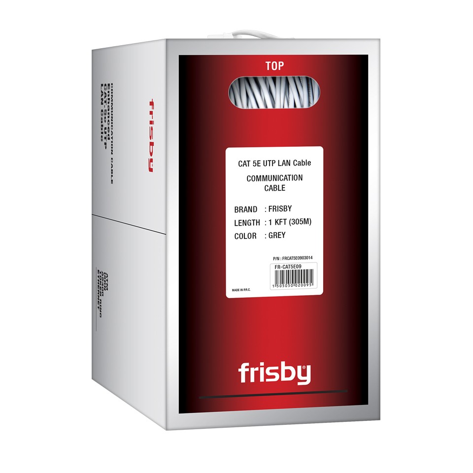 FRISBY CAT5 Utp 24AWG 305m Kablo CAT5E09