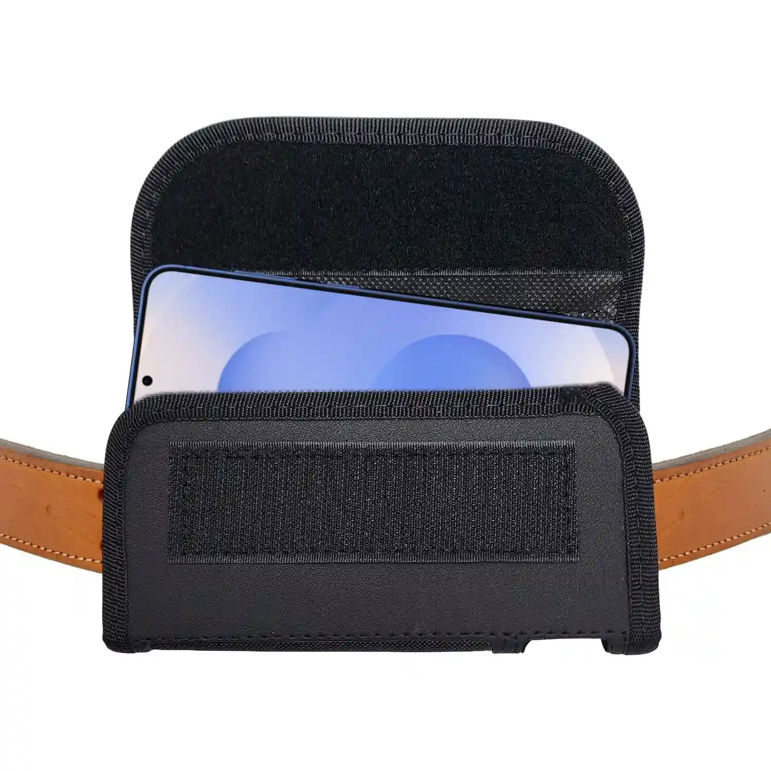 17cm Cırtlı Yanları Lastikli Toptan Bel Kemer Telefon Kılıfı – Universal Model MSK03