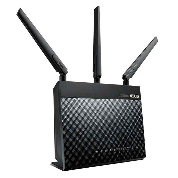 ASUS RT-AC68U 1900mbps AC1900 Dual Band EV Ofis Tipi 3G-4G Router 3x harici anten Kutu Açık