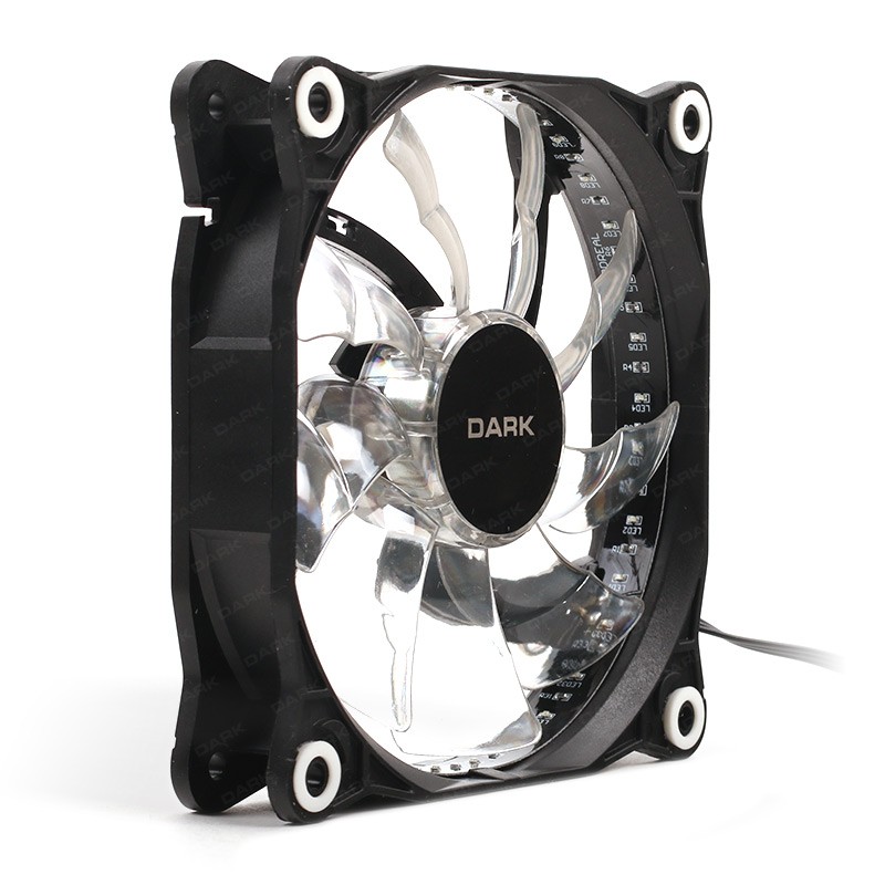 DARK 12cm DKCCFB122B Mavi LED Kasa Fanı