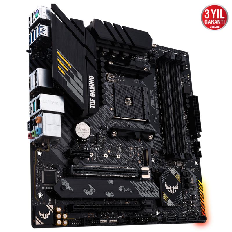 ASUS TUF B550M-PLUS GAMING DDR4 HDMI DP PCIe 16X v4.0 AM4 mATX