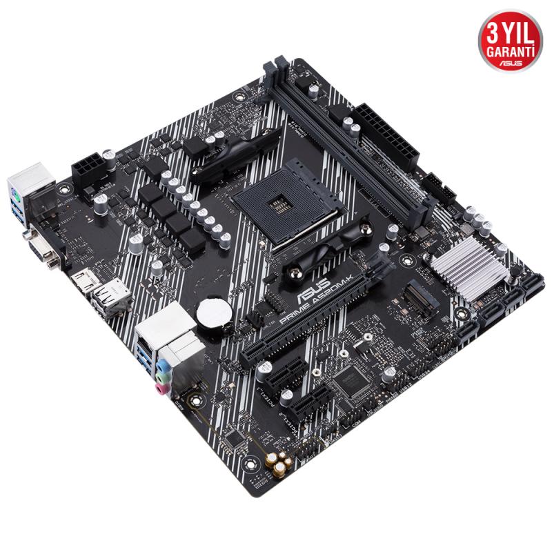 ASUS PRIME A520M-K DDR4 M2 PCIe NVME HDMI PCIe 16X v3.0 AM4 mATX
