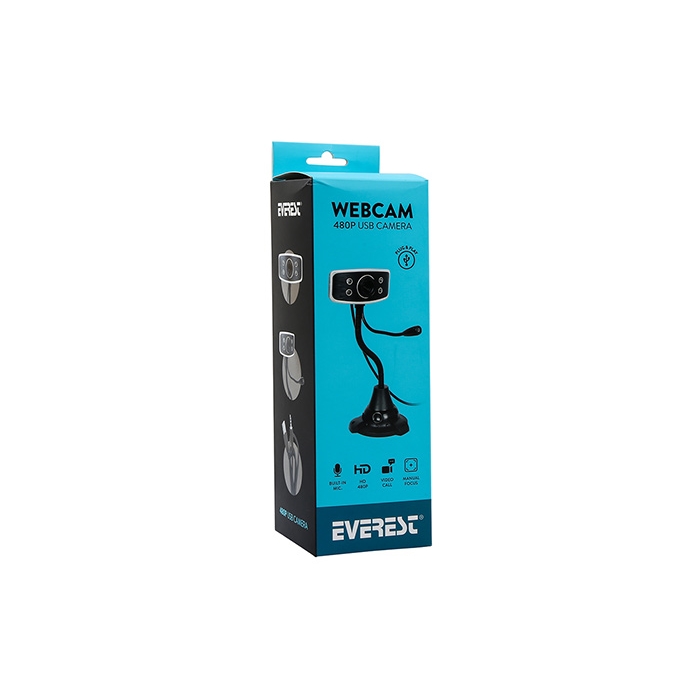 EVEREST SC-825 480p Mikrofonlu Webcam