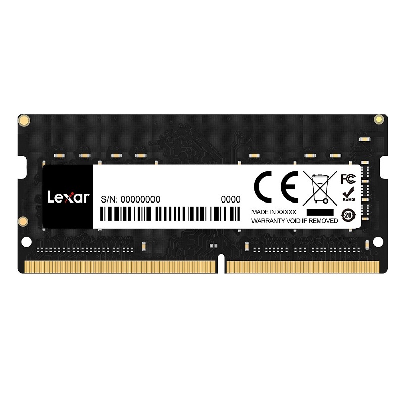 LEXAR 16GB DDR4 2666MHZ CL19 NOTEBOOK RAM LD4AS016G-R2666GSST
