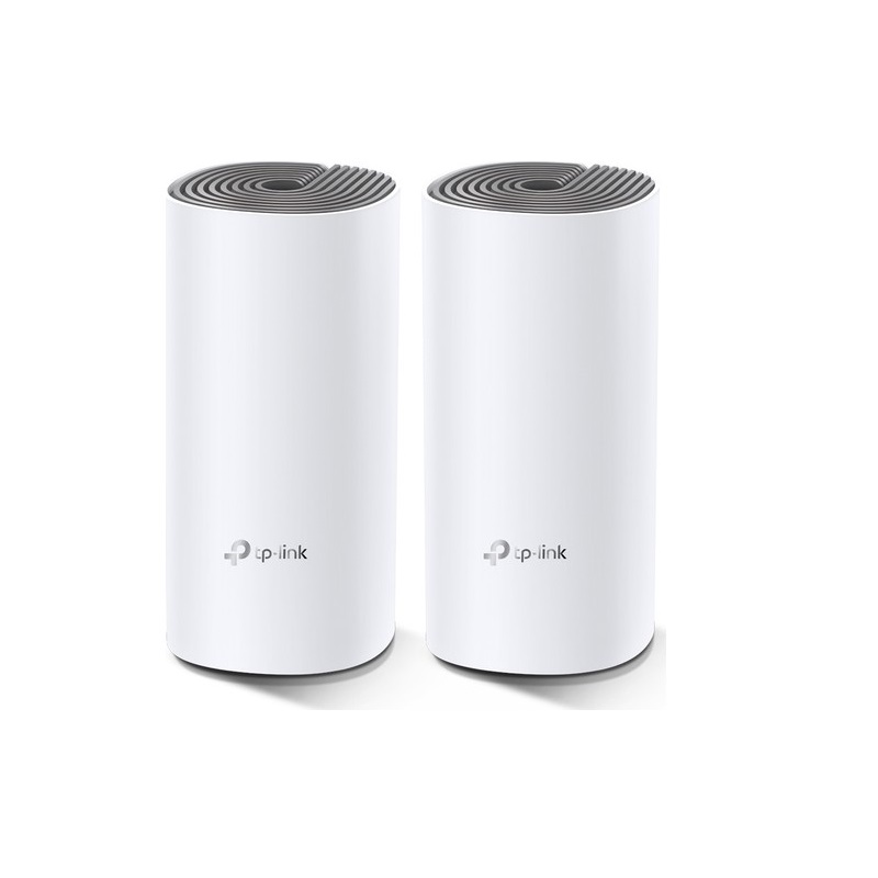 TP-LINK DECO E4-2P 1200mbps AC1200 Dual Band EV Ofis Tipi Mesh Router 2-li paket