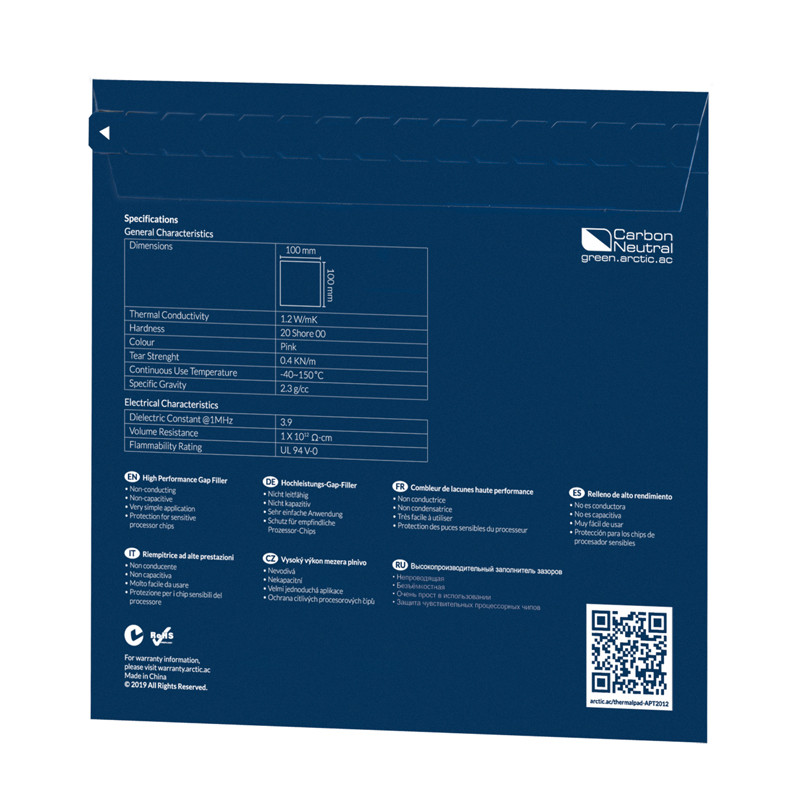 ARCTIC AR-ACTPD00020A Termal PAD 100x100mm