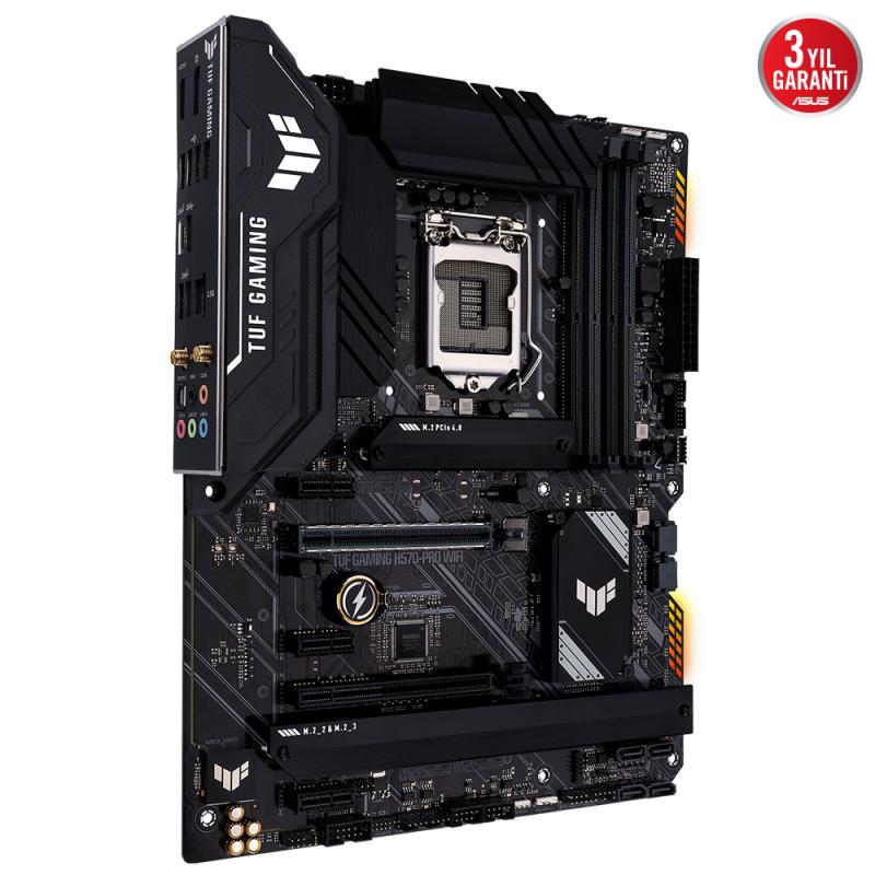 ASUS TUF H570-PRO GAMING WIFI DDR4 M2 PCIe NVME HDMI DP PCIe 16X v4.0 1200p v2 ATX