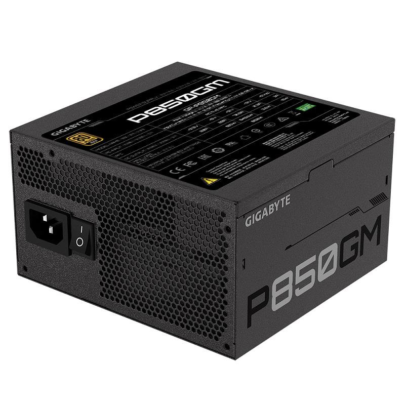GIGABYTE 850W 80+ GOLD GP-P850GM 12cm Fanlı Tam Modüler Power Supply Japon Kapasitör