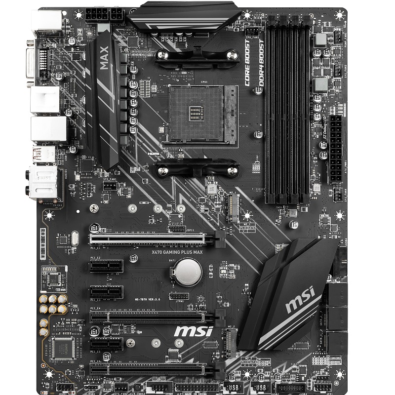 MSI X470 GAMING PLUS MAX DDR4 M2 PCIe NVME HDMI PCIe 16X v3.0 AM4 ATX