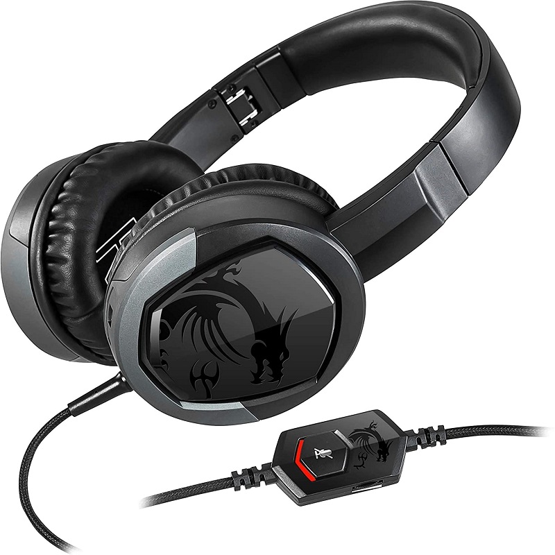 MSI GG IMMERSE GH20 Siyah Gaming Mikrofonlu Kulaklık