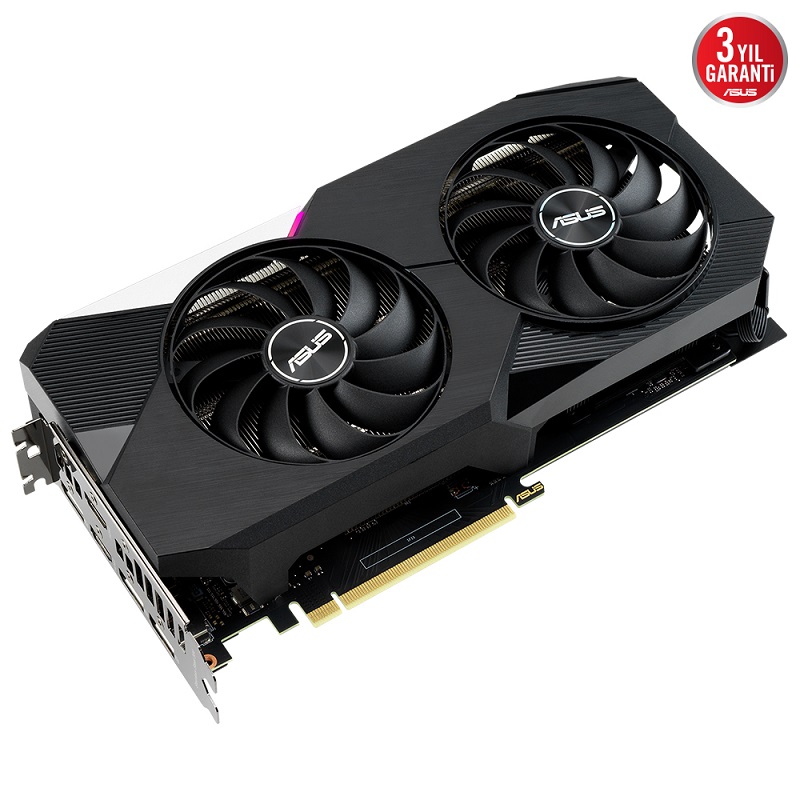 ASUS RTX3060TI 8GB DUAL RTX3060TI-O8G-V2 GDDR6 256bit HDMI DP PCIe 16X v4.0