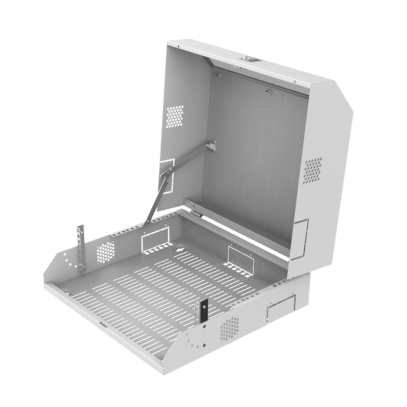 AGER 7U: 3U+4U 500X480mm Duvar Tipi Beyaz Kabinet Slimline AG-SL07U5048B1