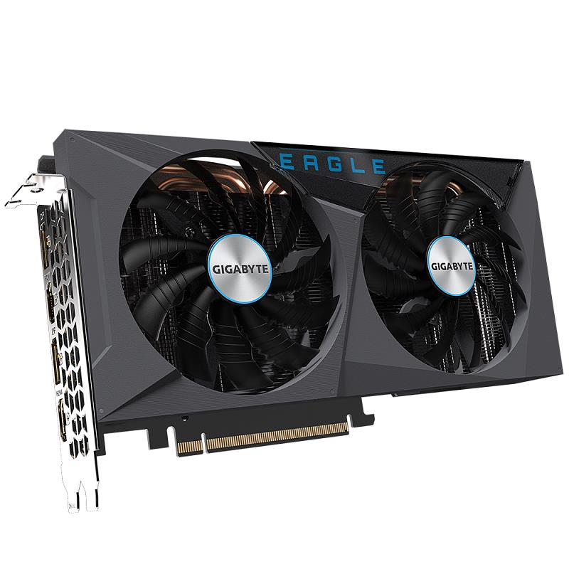 GIGABYTE RTX3060 12GB EAGLE GV-N3060EAGLE-12GD GDDR6 192bit HDMI DP PCIe 16X v4.0