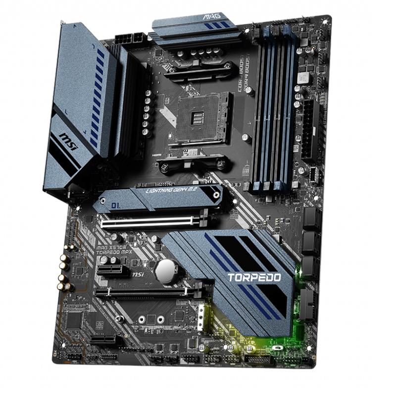 MSI MAG X570S TORPEDO MAX DDR4 M2 PCIe NVME HDMI PCIe 16X v4.0 AM4 ATX