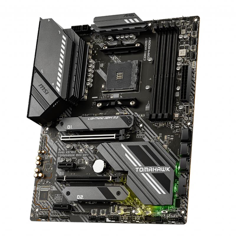 MSI MAG X570S TOMAHAWK MAX WIFI DDR4 M2 PCIe NVME HDMI PCIe 16X v4.0 AM4 ATX