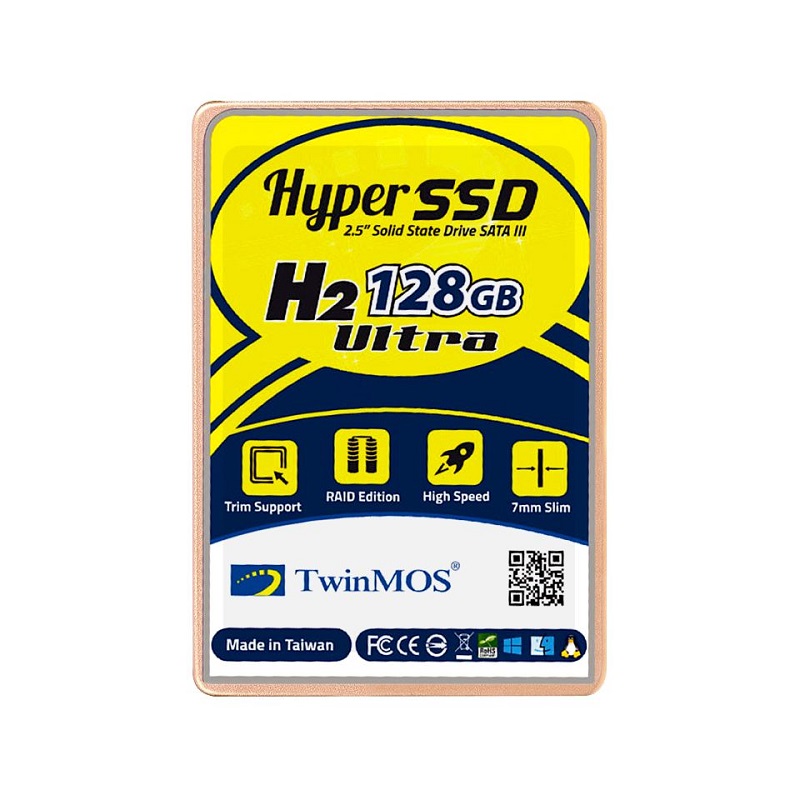 TWINMOS 120GB H2 ULTRA TM128GH2U 580- 550MB/s SSD SATA-3 Disk