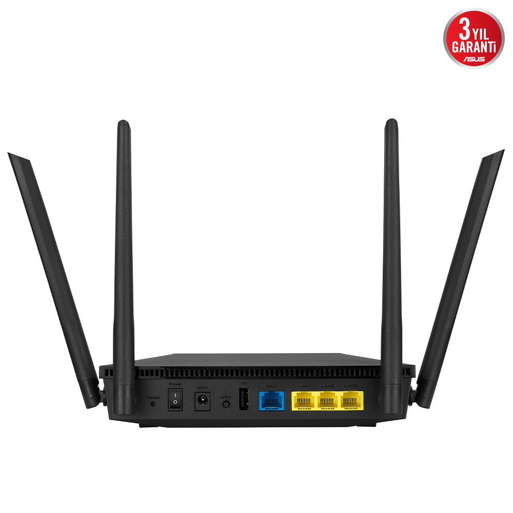 ASUS RT-AX53U 1800mbps AX1800 Dual Band EV Ofis Tipi Router