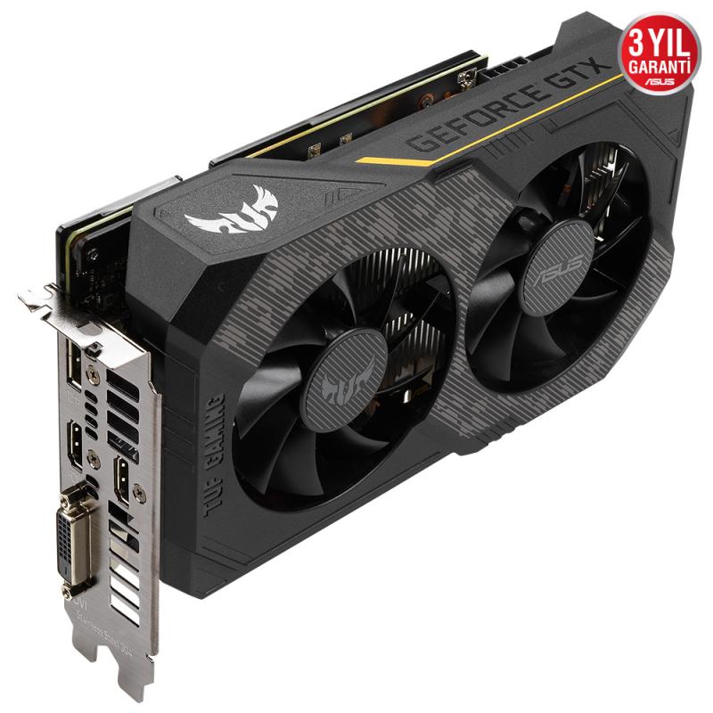 ASUS GTX1660TI 6GB TUF GTX1660TI-O6G-EVO GAMING GDDR6 192bit 2x HDMI DVI DP PCIe 16X v3.0