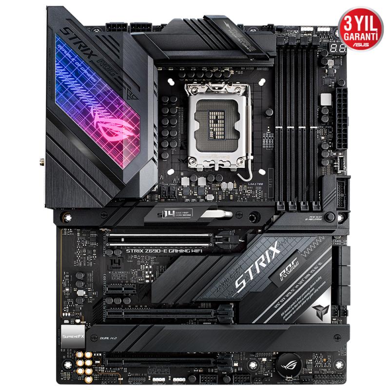 ASUS ROG STRIX Z690-E GAMING WIFI DDR5 M2 PCIe NVME HDMI DP PCIe 16X v5.0 1700p ATX