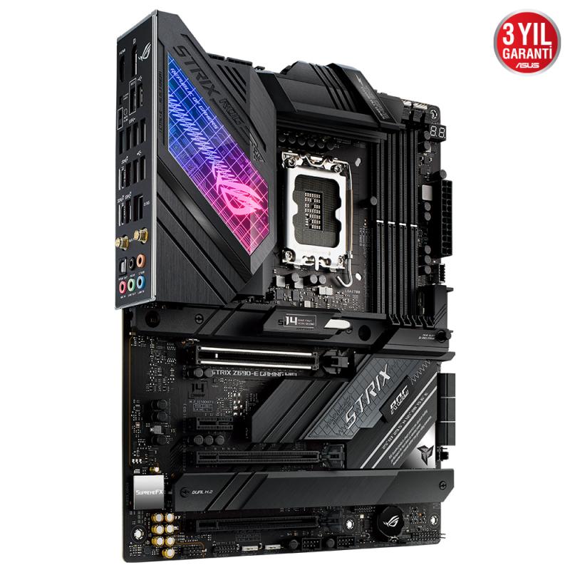ASUS ROG STRIX Z690-E GAMING WIFI DDR5 M2 PCIe NVME HDMI DP PCIe 16X v5.0 1700p ATX