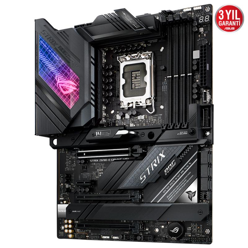 ASUS ROG STRIX Z690-E GAMING WIFI DDR5 M2 PCIe NVME HDMI DP PCIe 16X v5.0 1700p ATX