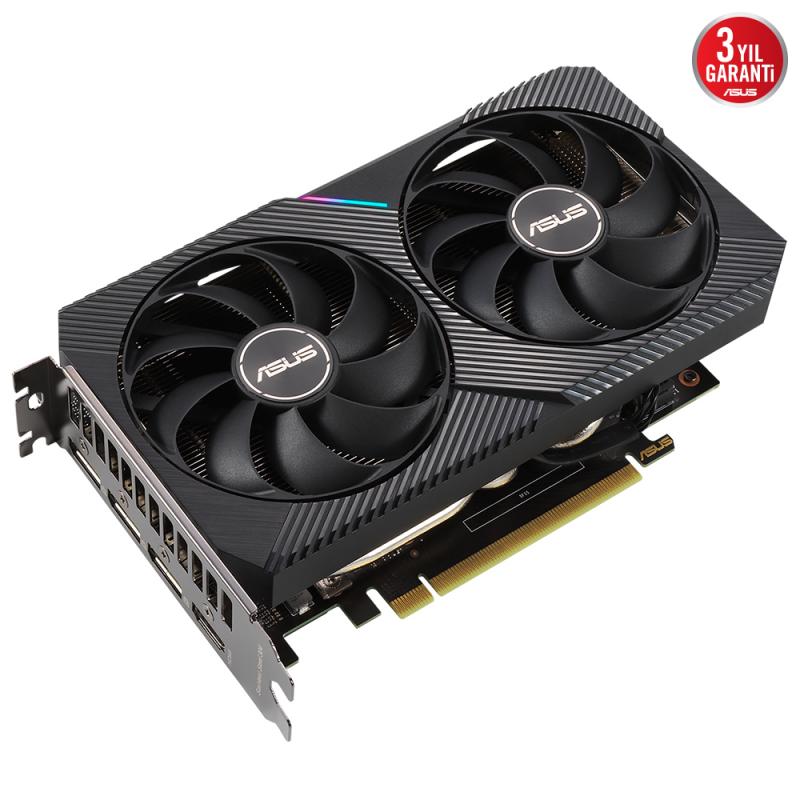 ASUS RTX3050 8GB DUAL RTX3050-O8G GDDR6 128bit HDMI DP PCIe 16X v4.0